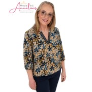 Dreamstar blouse 105 Cemily Indigo mix